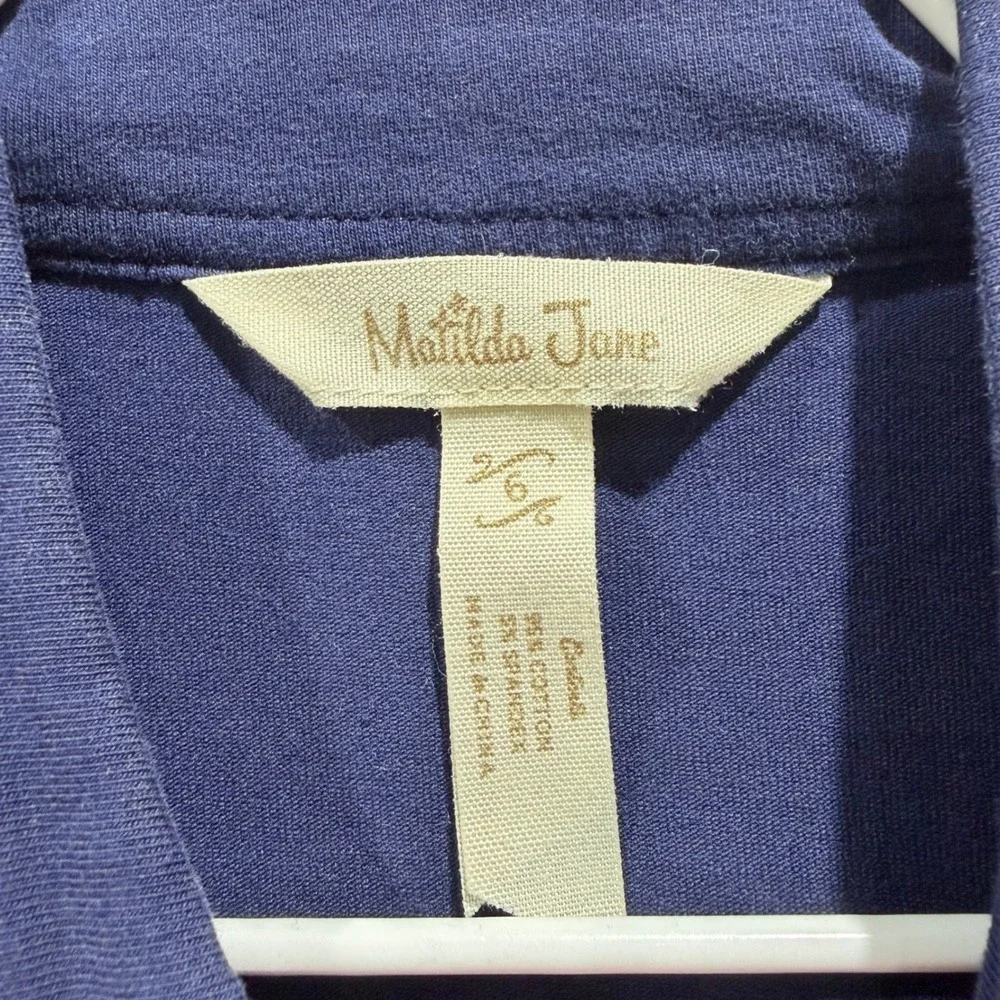Matilda Jane Dress Romper Bundle Girls 6 Blue Striped Ruffle Classic